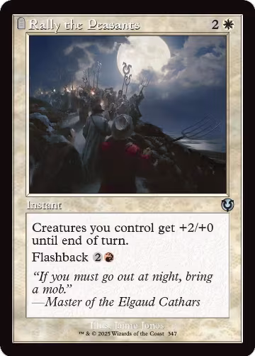 Rally the Peasants (Retro Frame) (347), Innistrad Remastered — Magic card price