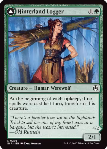 Hinterland Logger (203), Innistrad Remastered — Magic card price