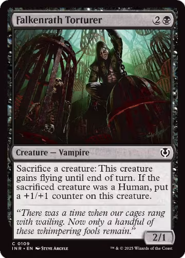 Falkenrath Torturer (109), Innistrad Remastered — Magic card price