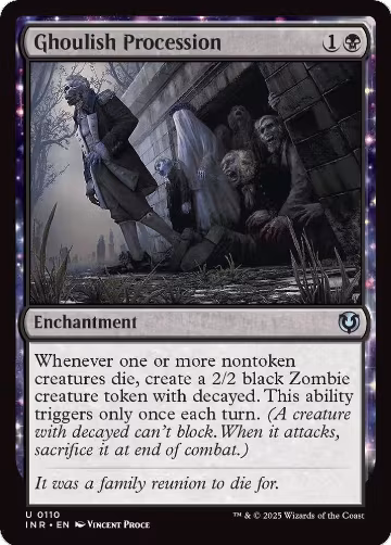 Ghoulish Procession (110), Innistrad Remastered — Magic card price