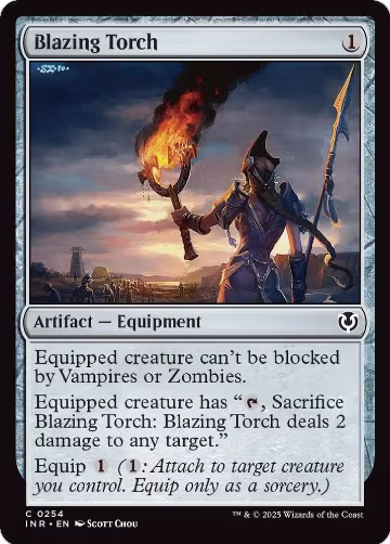 Blazing Torch (254), Innistrad Remastered — Magic card price
