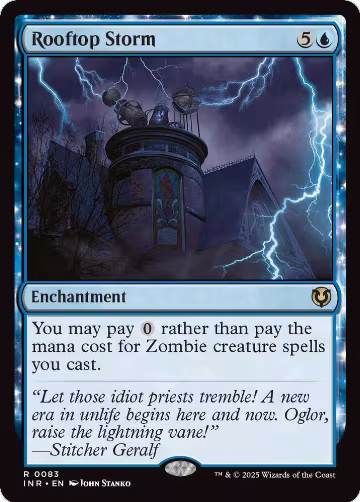 Rooftop Storm (83), Innistrad Remastered — Magic card price