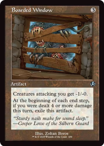 Boarded Window (Retro Frame) (439), Innistrad Remastered — Magic card price