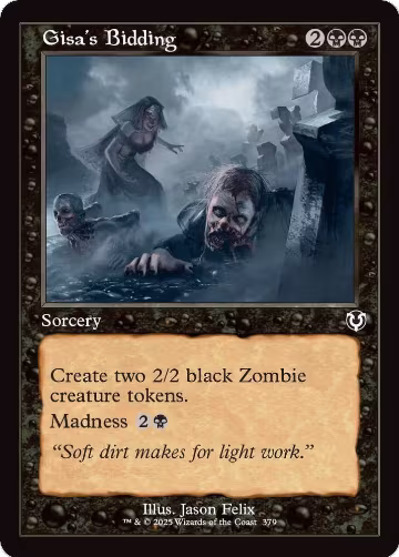 Gisa's Bidding (Retro Frame) (379), Innistrad Remastered — Magic card price