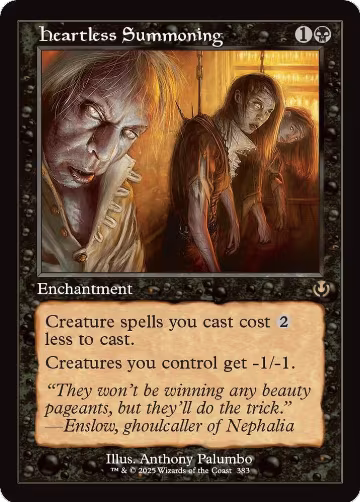 Heartless Summoning (Retro Frame) (383), Innistrad Remastered — Magic card price