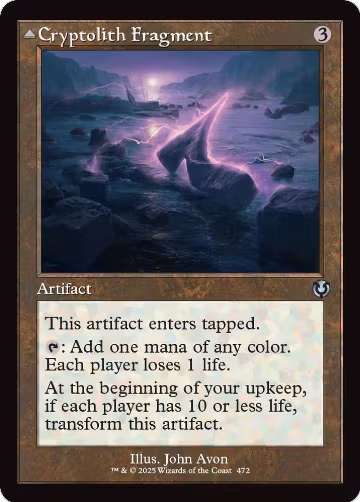 Cryptolith Fragment (Retro Frame) (472), Innistrad Remastered — Magic card price