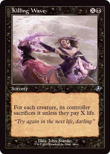 Killing Wave (Retro Frame) (386), Innistrad Remastered — Magic card price