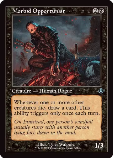 Morbid Opportunist (Retro Frame) (388), Innistrad Remastered — Magic card price