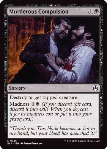 Murderous Compulsion (126), Innistrad Remastered — Magic card price