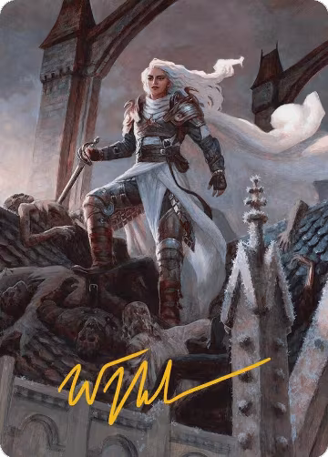 Thalia, Heretic Cathar Art Card (Gold-Stamped Signature) (2), Art Series: Innistrad Remastered — Magic card price