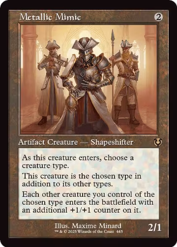 Metallic Mimic (Retro Frame) (445), Innistrad Remastered — Magic card price