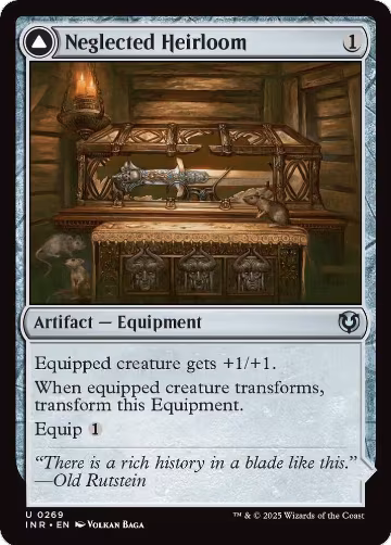 Neglected Heirloom (269), Innistrad Remastered — Magic card price