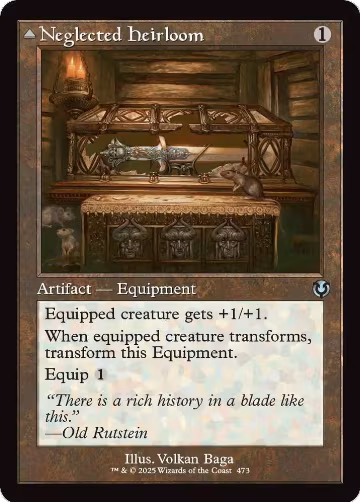 Neglected Heirloom (Retro Frame) (473), Innistrad Remastered — Magic card price