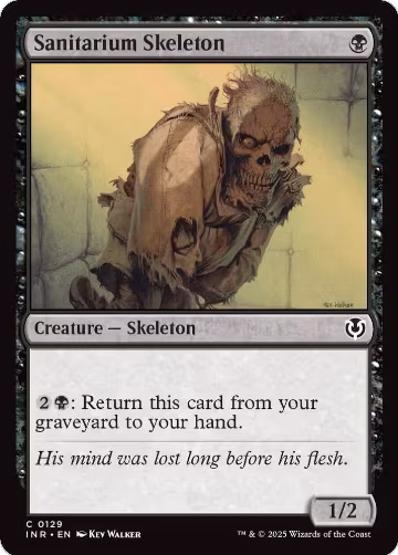 Sanitarium Skeleton (129), Innistrad Remastered — Magic card price