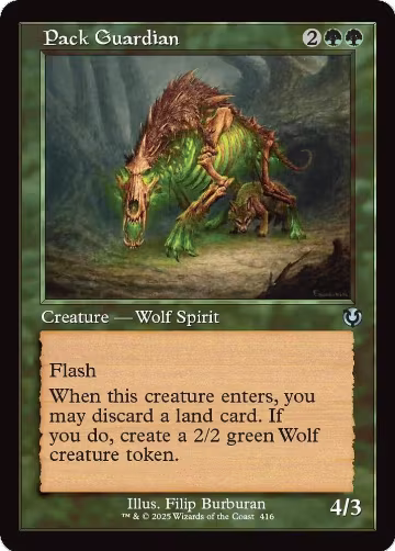 Pack Guardian (Retro Frame) (416), Innistrad Remastered — Magic card price