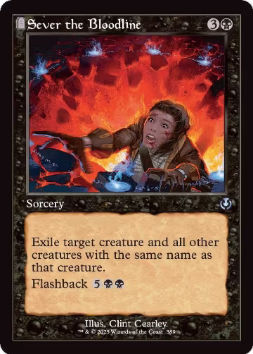 Sever the Bloodline (Retro Frame) (389), Innistrad Remastered — Magic card price
