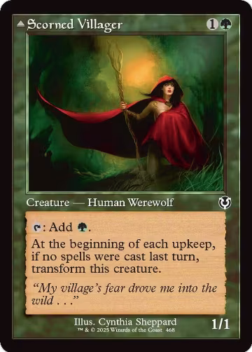 Scorned Villager (Retro Frame) (468), Innistrad Remastered — Magic card price