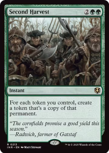 Second Harvest (213), Innistrad Remastered — Magic card price