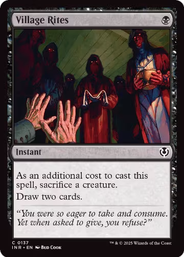 Village Rites (137), Innistrad Remastered — Magic card price