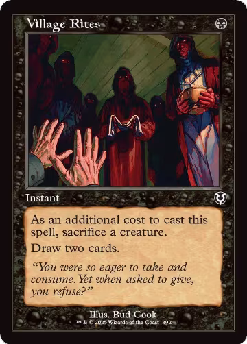 Village Rites (Retro Frame) (392), Innistrad Remastered — Magic card price