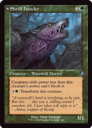 Shrill Howler (Retro Frame) (469), Innistrad Remastered — Magic card price