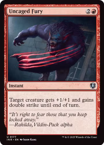 Uncaged Fury (177), Innistrad Remastered — Magic card price