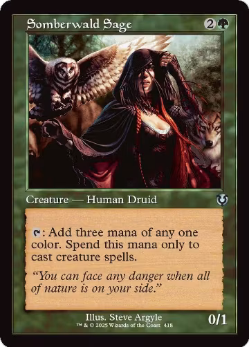 Somberwald Sage (Retro Frame) (418), Innistrad Remastered — Magic card price