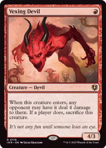 Vexing Devil (178), Innistrad Remastered — Magic card price