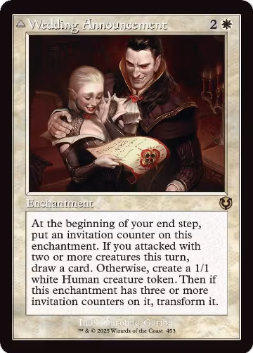 Wedding Announcement (Retro Frame) (453), Innistrad Remastered — Magic card price