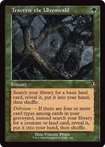 Traverse the Ulvenwald (Retro Frame) (422), Innistrad Remastered — Magic card price