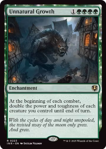 Unnatural Growth (223), Innistrad Remastered — Magic card price