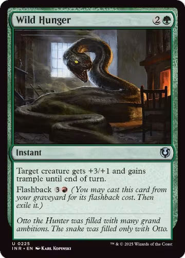 Wild Hunger (225), Innistrad Remastered — Magic card price