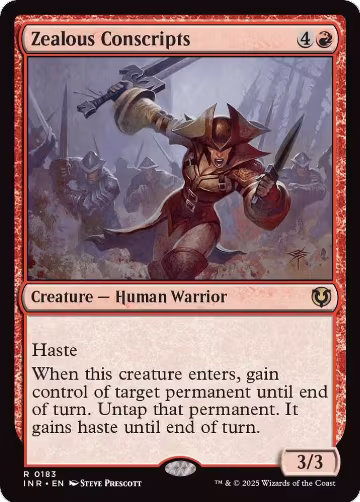 Zealous Conscripts (183), Innistrad Remastered — Magic card price