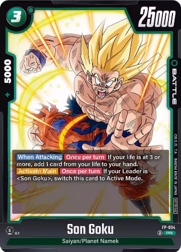 Son Goku - FP-034 (FP-034), Fusion World Promotion Cards and Packs — DB Fusion card price