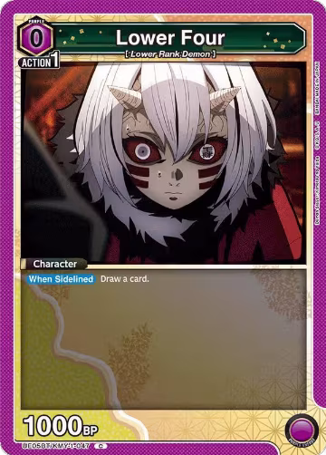 Lower Four (UE05BT/KMY-1-047), Demon Slayer: Kimetsu no Yaiba — Union Arena card price