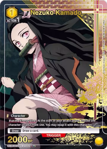 Nezuko Kamado (002) (R*) (UE05BT/KMY-2-002), Demon Slayer: Kimetsu no Yaiba — Union Arena card price