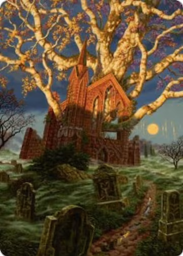 Abundant Growth Art Card (13), Art Series: Innistrad Remastered — Magic card price
