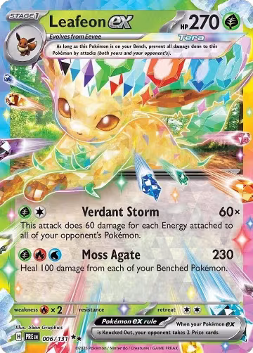 Leafeon ex - 006/131 (006/131), Prismatic Evolutions — Pokémon card price
