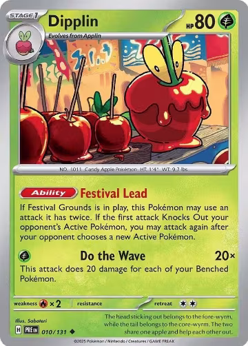 Dipplin (010/131), Prismatic Evolutions — Pokémon card price