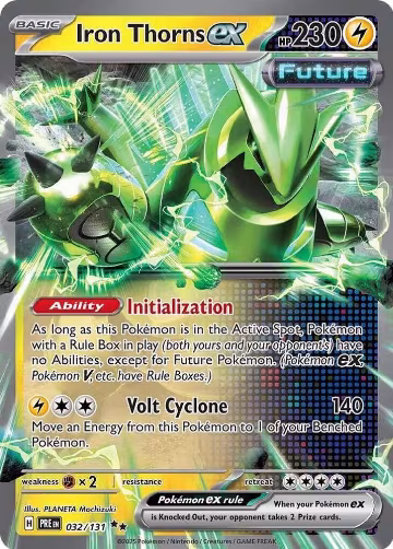 Iron Thorns ex (032/131), Prismatic Evolutions — Pokémon card price