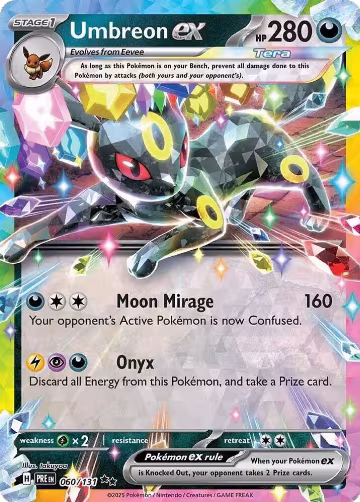 Umbreon ex - 060/131 (060/131), Prismatic Evolutions — Pokémon card price