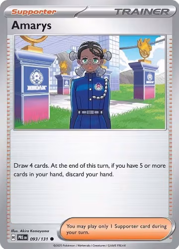 Amarys - 093/131 (093/131), Prismatic Evolutions — Pokémon card price