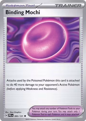 Binding Mochi (095/131), Prismatic Evolutions — Pokémon card price