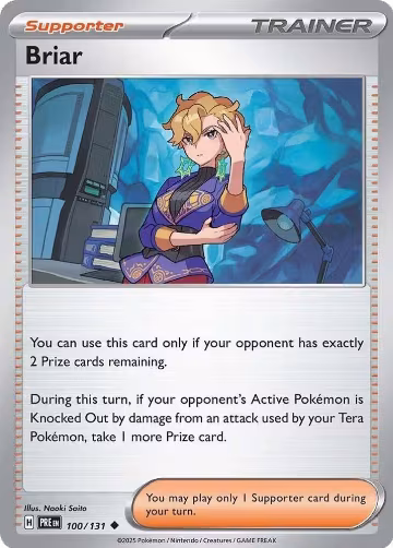 Briar (100/131), Prismatic Evolutions — Pokémon card price