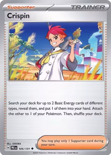 Crispin - 105/131 (105/131), Prismatic Evolutions — Pokémon card price