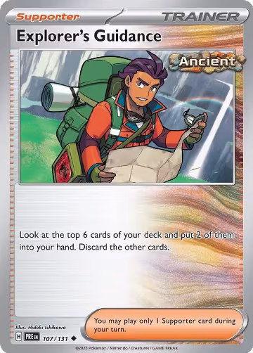 Explorer's Guidance (107/131), Prismatic Evolutions — Pokémon card price