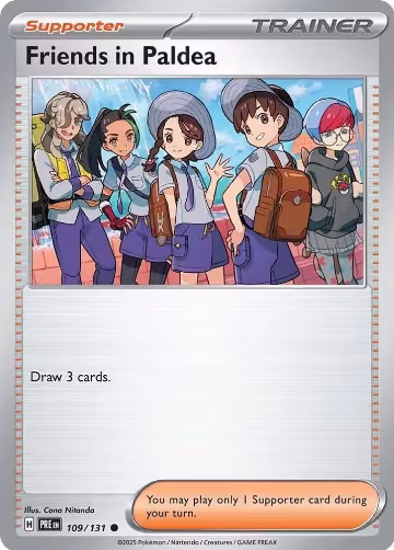 Friends in Paldea - 109/131 (109/131), Prismatic Evolutions — Pokémon card price