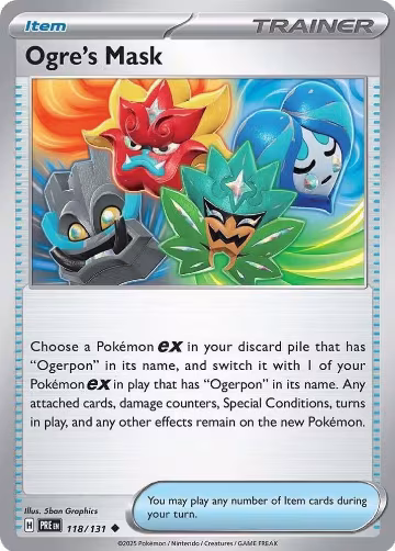 Ogre's Mask (118/131), Prismatic Evolutions — Pokémon card price