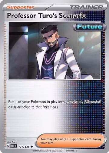 Professor Turo's Scenario (121/131), Prismatic Evolutions — Pokémon card price