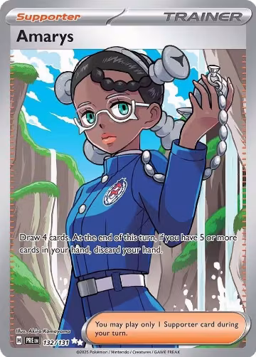Amarys - 132/131 (132/131), Prismatic Evolutions — Pokémon card price